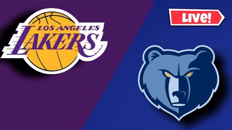 grizzlies vs lakers live